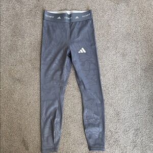 Adidas Kids Techfit Gray Leggings